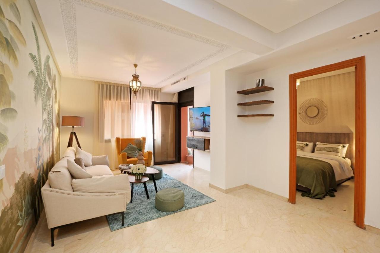 Appartement Moderne En City Center Marrakech-Gueliz Marrakesh Eksteriør bilde