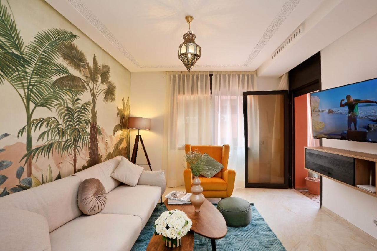 Appartement Moderne En City Center Marrakech-Gueliz Marrakesh Eksteriør bilde