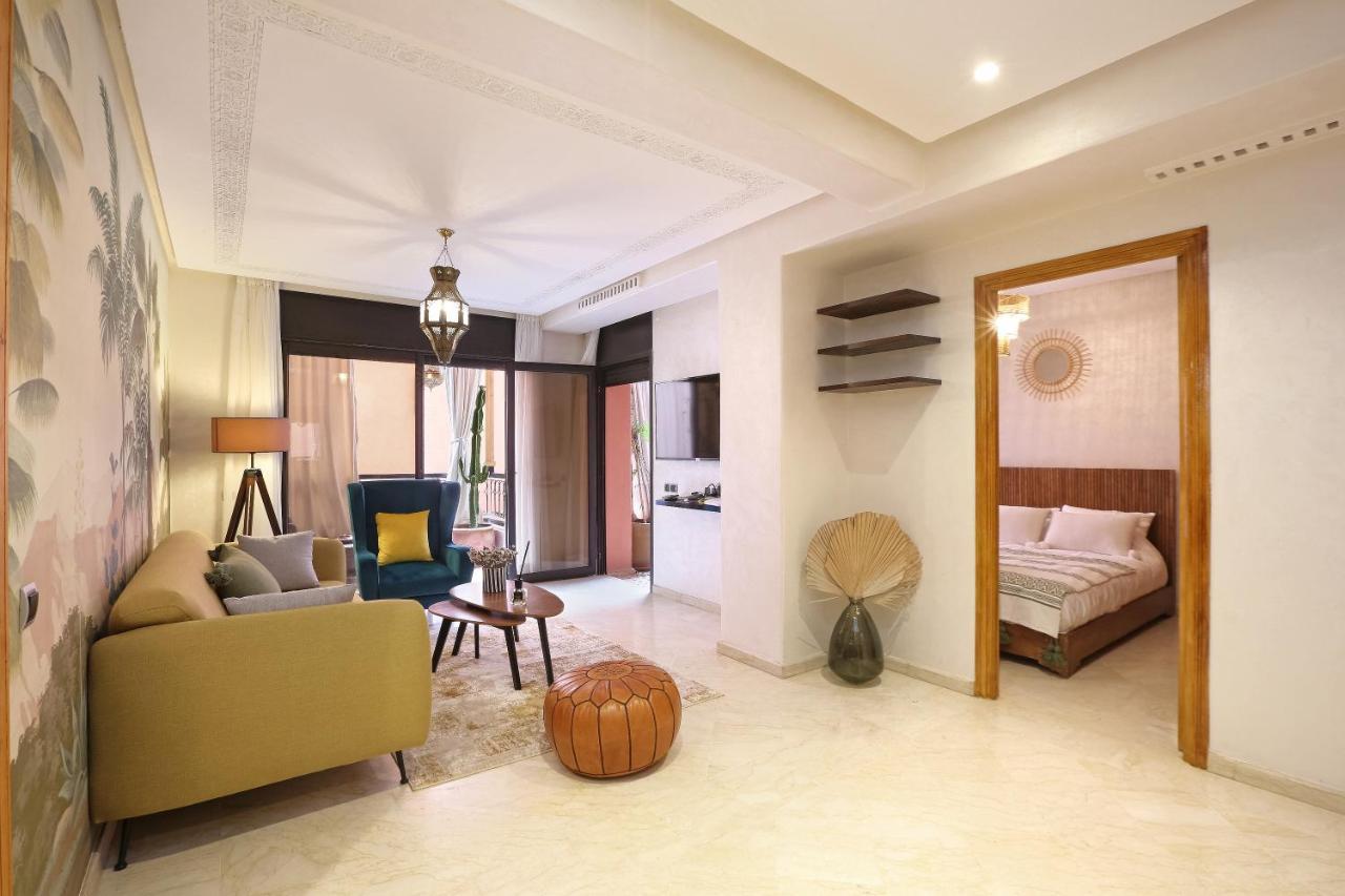 Appartement Moderne En City Center Marrakech-Gueliz Marrakesh Eksteriør bilde