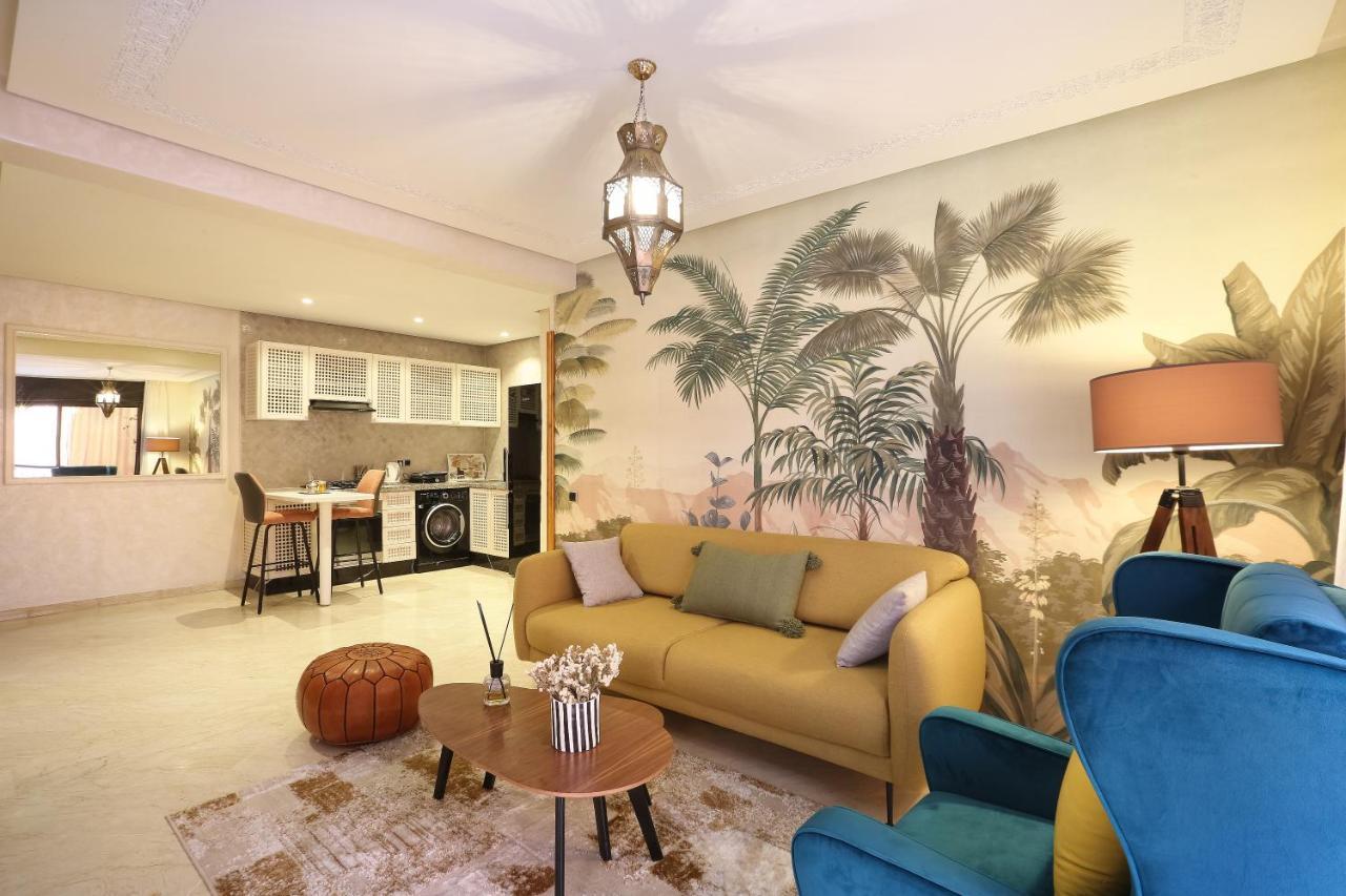 Appartement Moderne En City Center Marrakech-Gueliz Marrakesh Eksteriør bilde