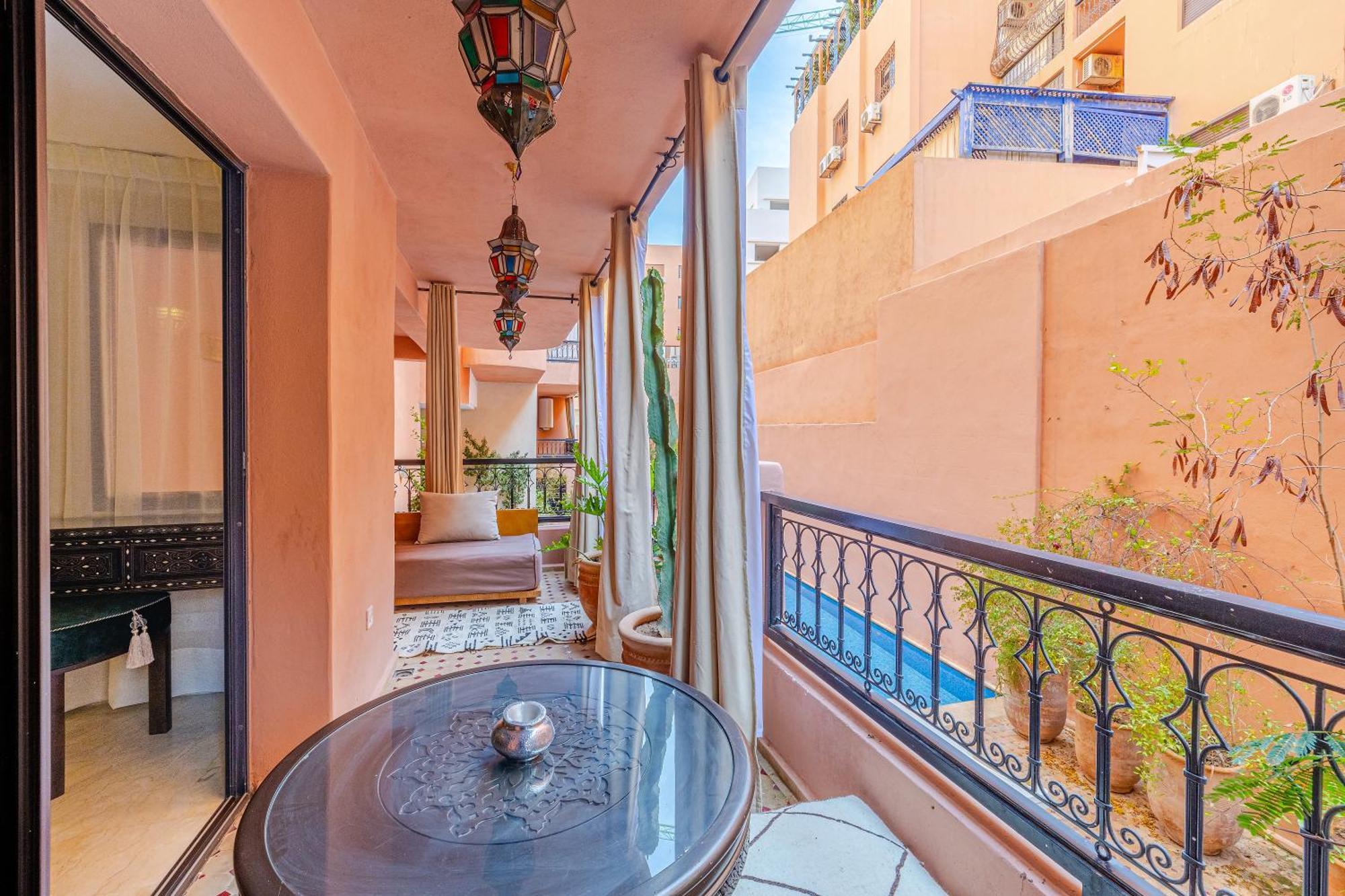 Appartement Moderne En City Center Marrakech-Gueliz Marrakesh Eksteriør bilde