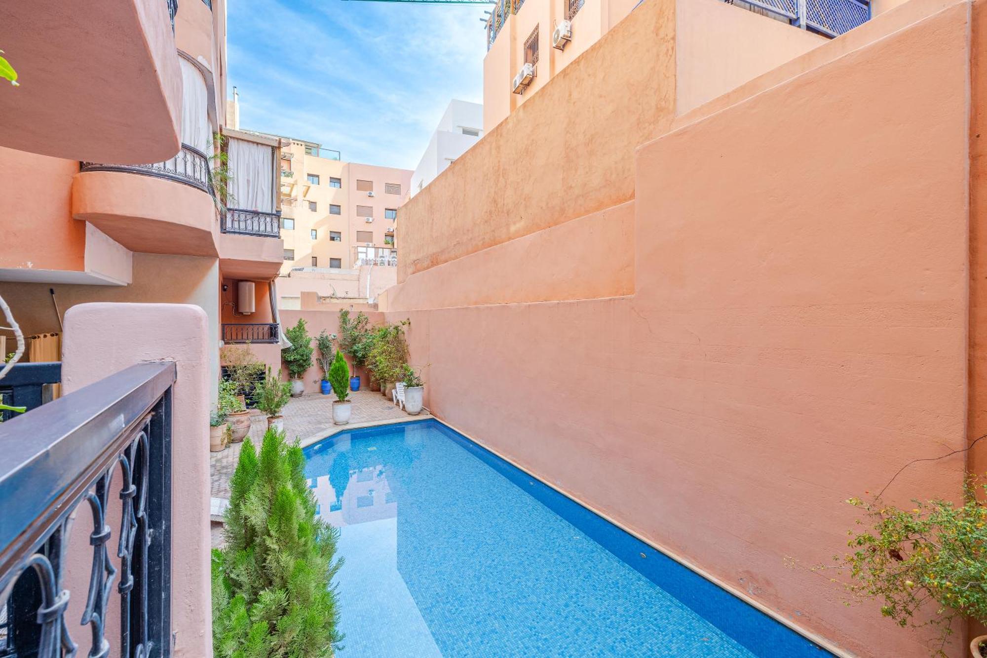 Appartement Moderne En City Center Marrakech-Gueliz Marrakesh Eksteriør bilde